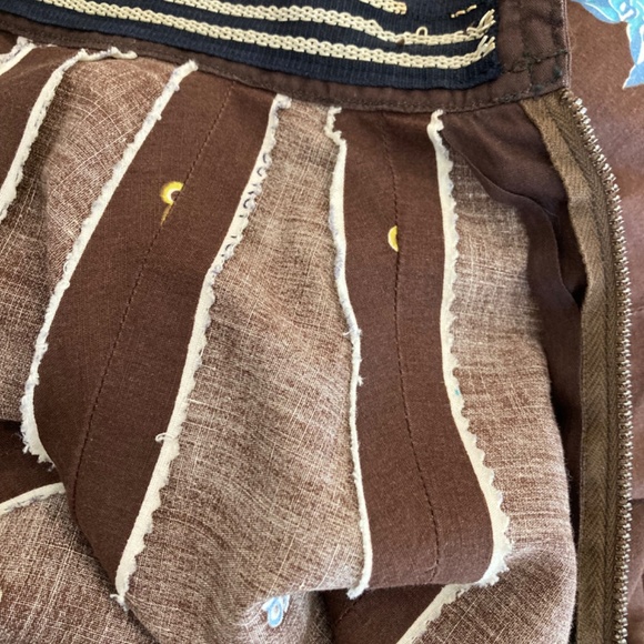 1950s Cotton Circle Skirt with Momba Print Border - Picture 9 of 9